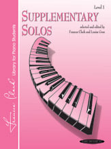 Supplementary Solos No. 1 piano sheet music cover